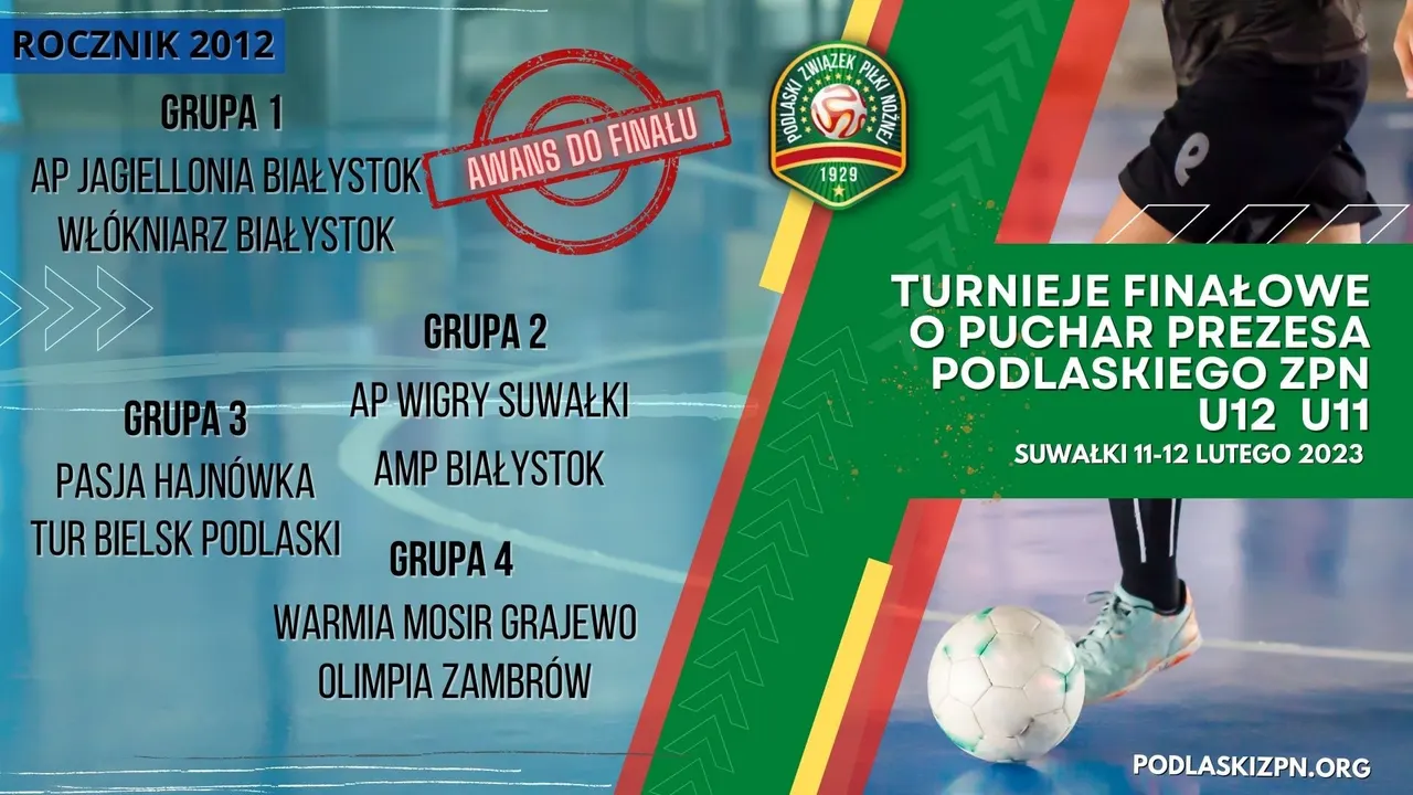 TURNIEJ O PUCHAR PREZESA PODLASKIEGO ZPN U-11